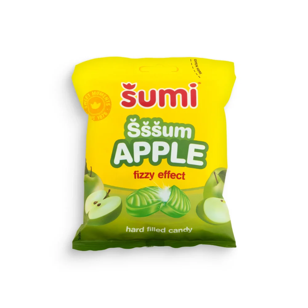 Šumi Trdi Bonboni Šumi Jabolko 100G
