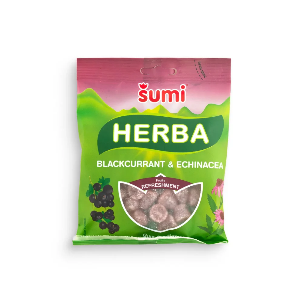 Šumi Gumi Bonboni Herba Črni Ribez 90G