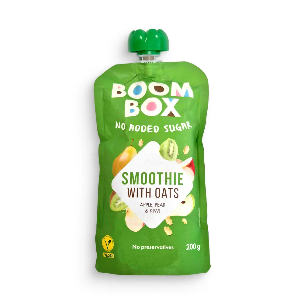 Boom Box Smoothie With Apple, Pear, Kiwi & Oats 200G