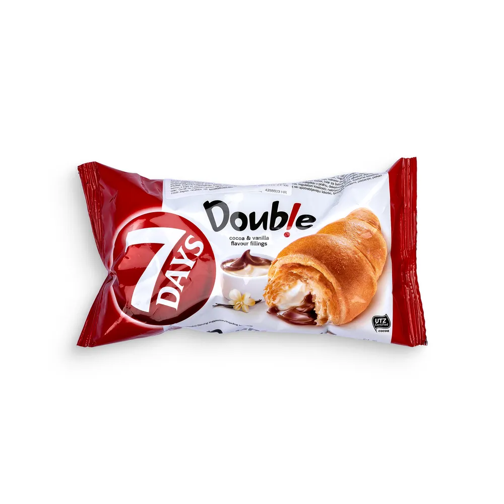 7Days Double Cocoa&Vanilla Fillings Croissant 60G