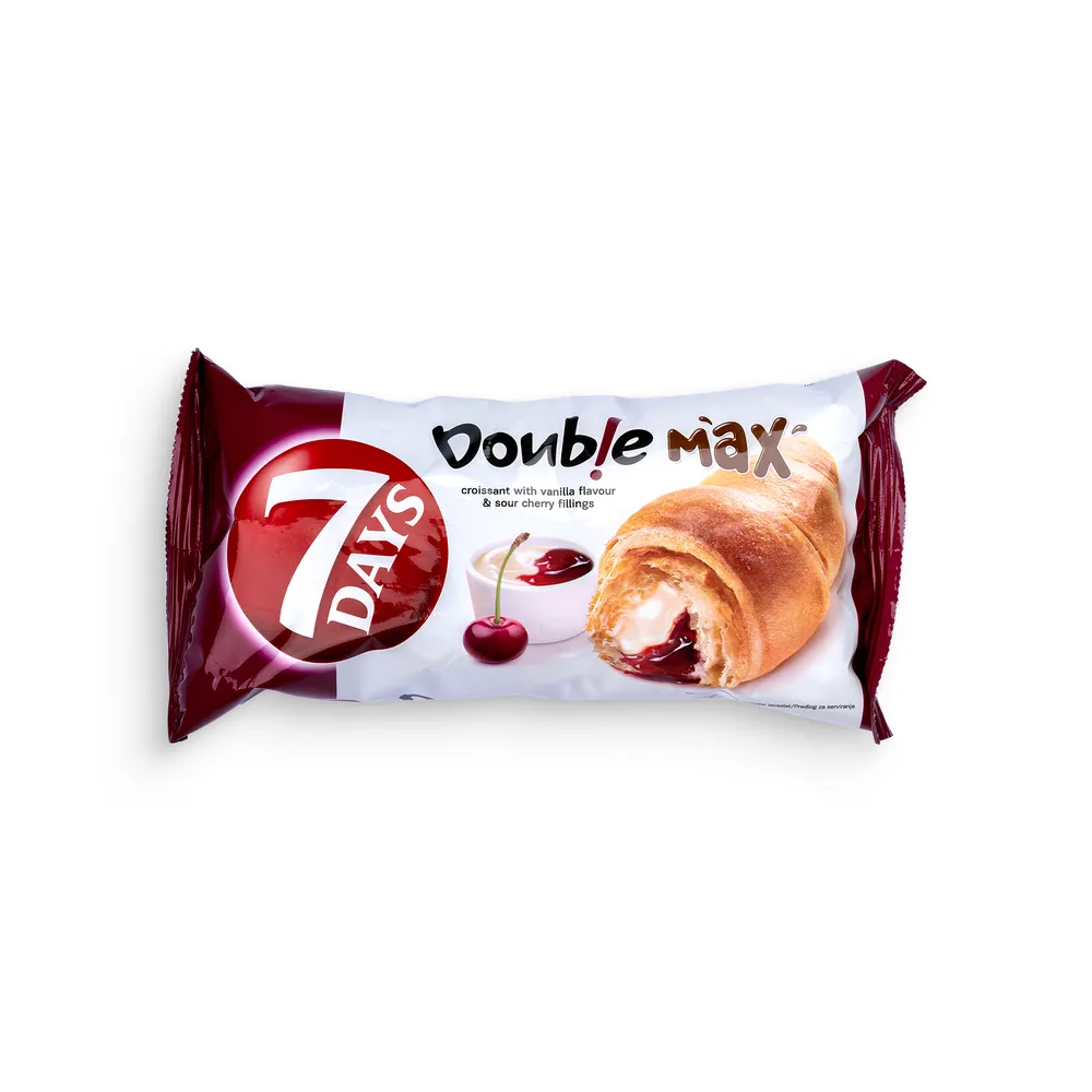 7Days Double Vanilla&Sour Cherry Fillings Croissant 80G