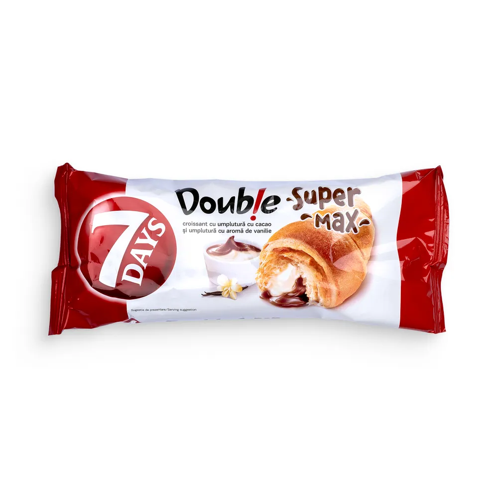 7Days Double Cocoa&Vanilla Fillings Croissant 110G