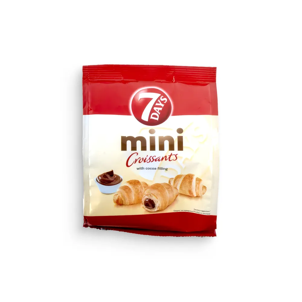 7Days Cocoa Filling Mini Croissants 60G