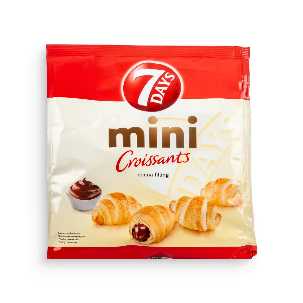 7Days Cocoa Filling Mini Croissants 185G