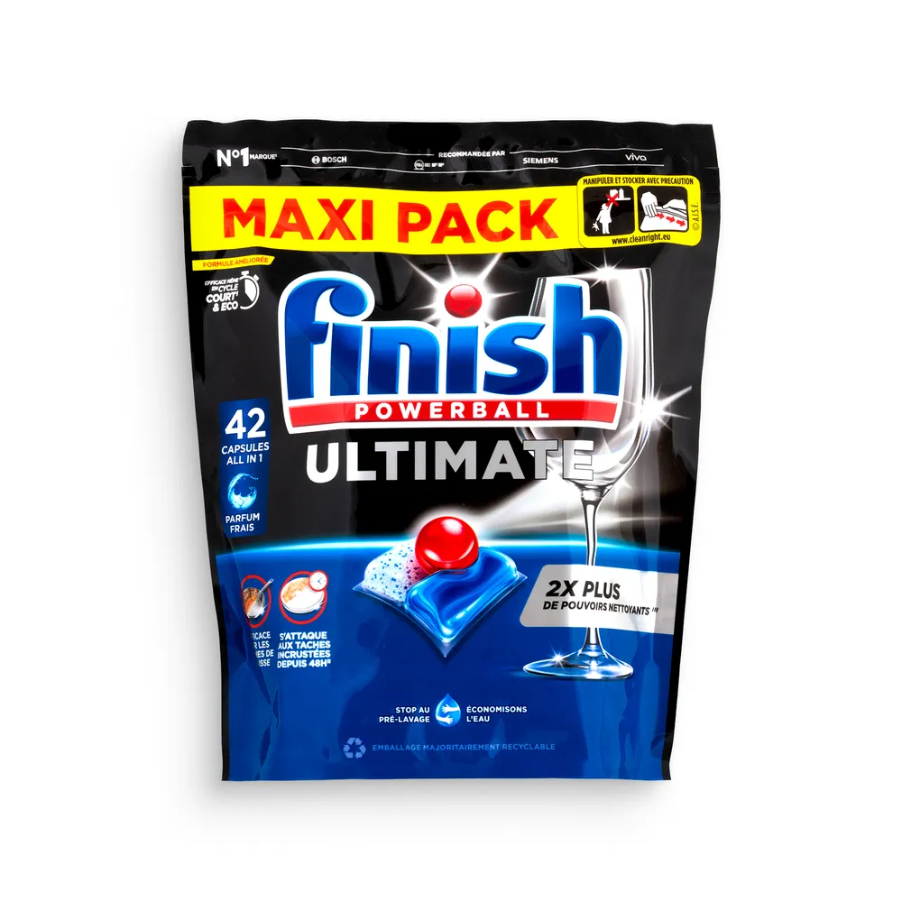 Finish Ultimate Dishwasher Caps 42Pcs All In 1 Fresh