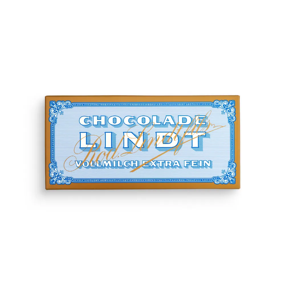 Lindt Extra Fine Milk Chocolate Bar 100G