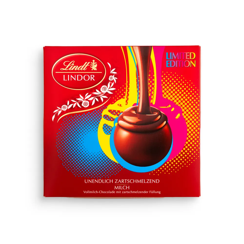 Lindt Lindor Pop Art Limited Edition Box 187G