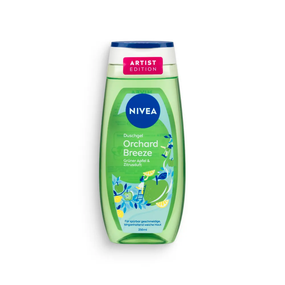 Nivea Shower Gel 250Ml Orchard Breeze Green Apple&Lemon