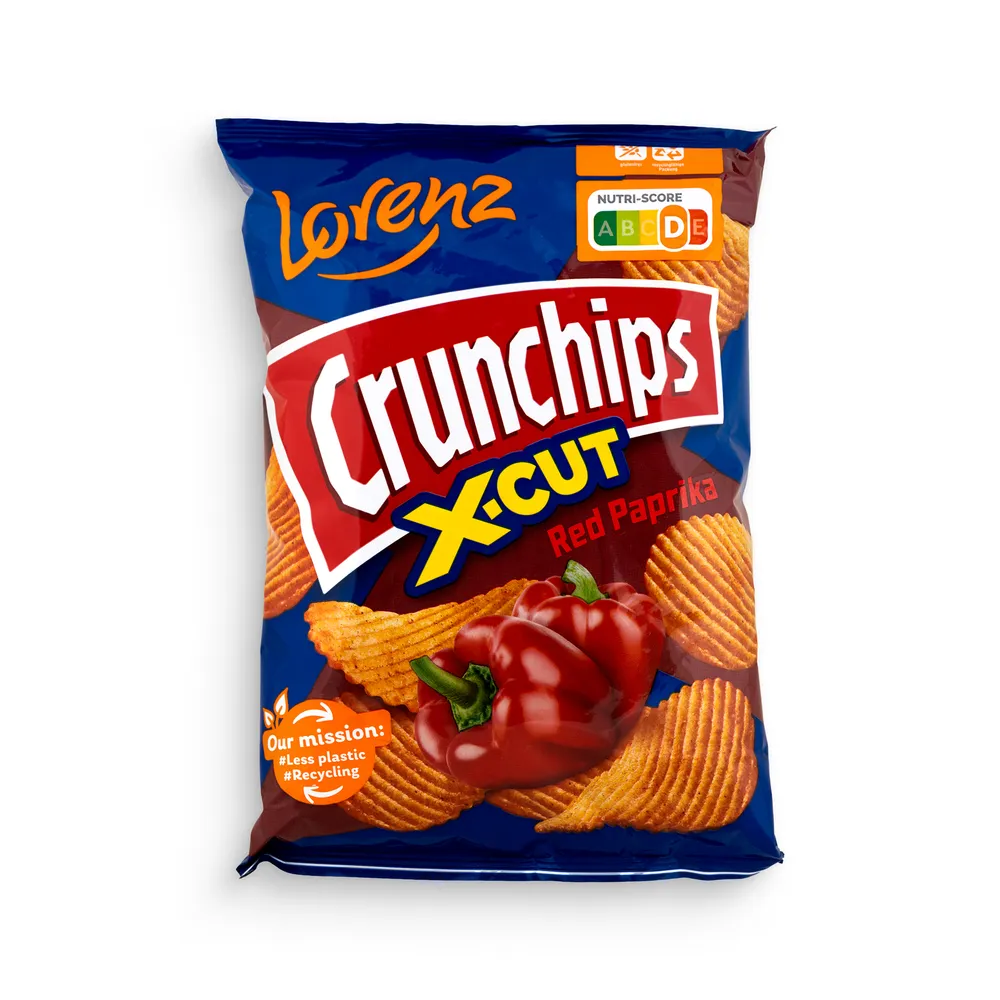 Lorenz Crunchips X-Cut Red Paprika 150G