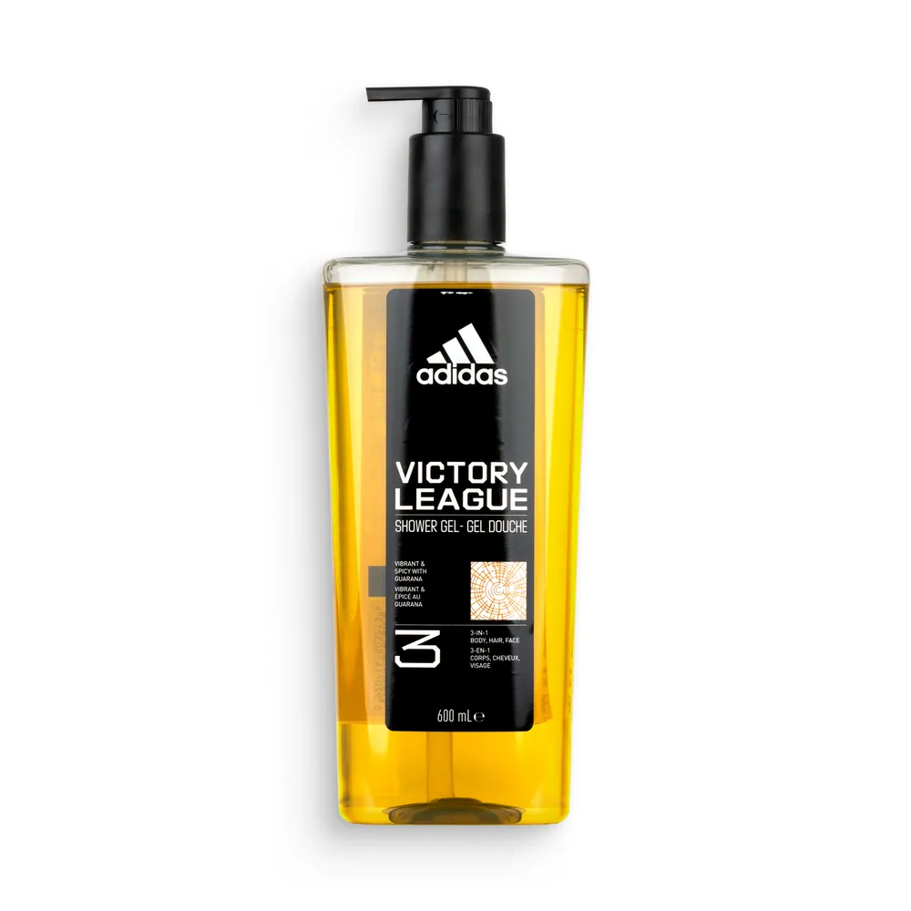Adidas Shampoo And Shower Gel 600Ml 3In1 Pump Victory League