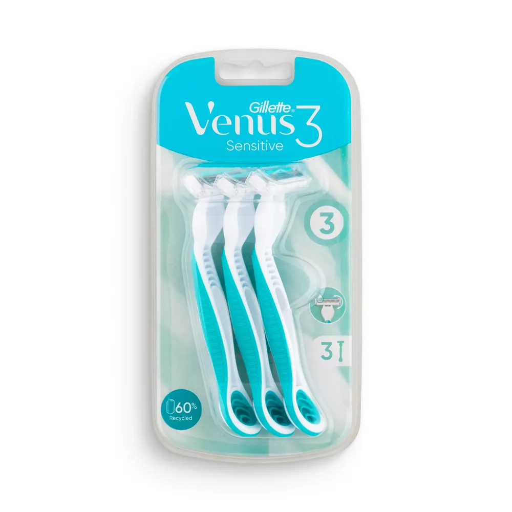 Gillette Venus 3 Disposable Razors 3Pcs Sensitive