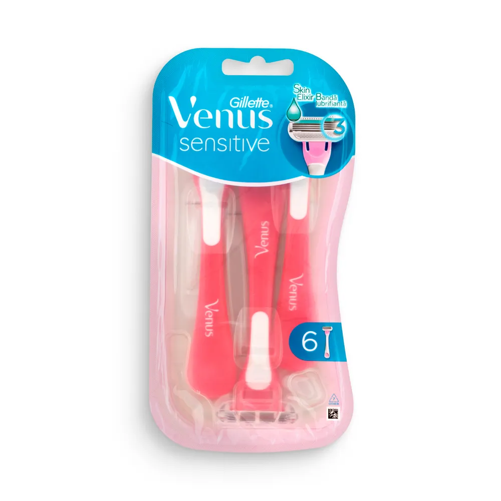 Gillette Venus 3 Disposable Razors 6Pcs Sensitive