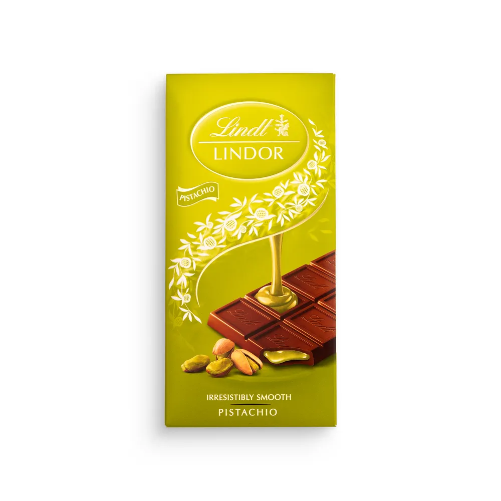 Lindt Lindor Milk Choocolate Pistachio 100G