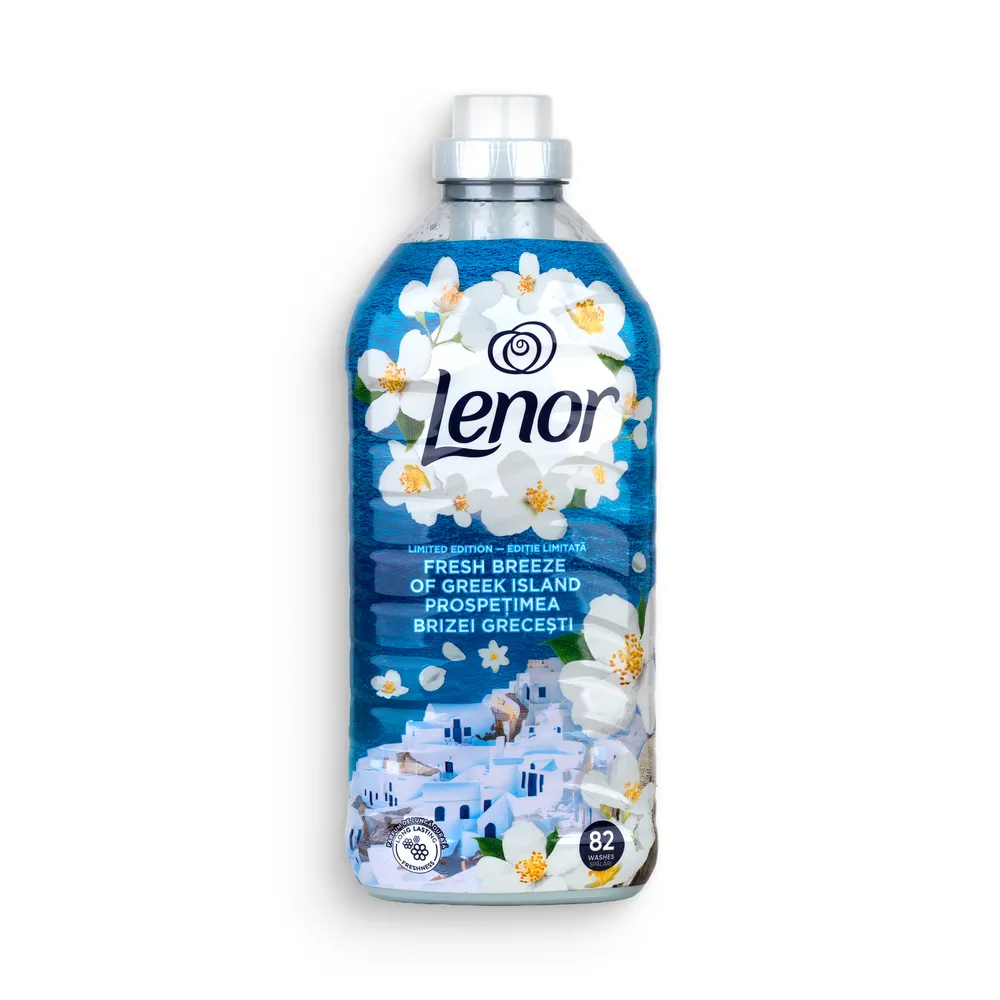 Lenor Fabric Softener 1,722Ltr Fresh Breeze Of Greek Island 82Sc