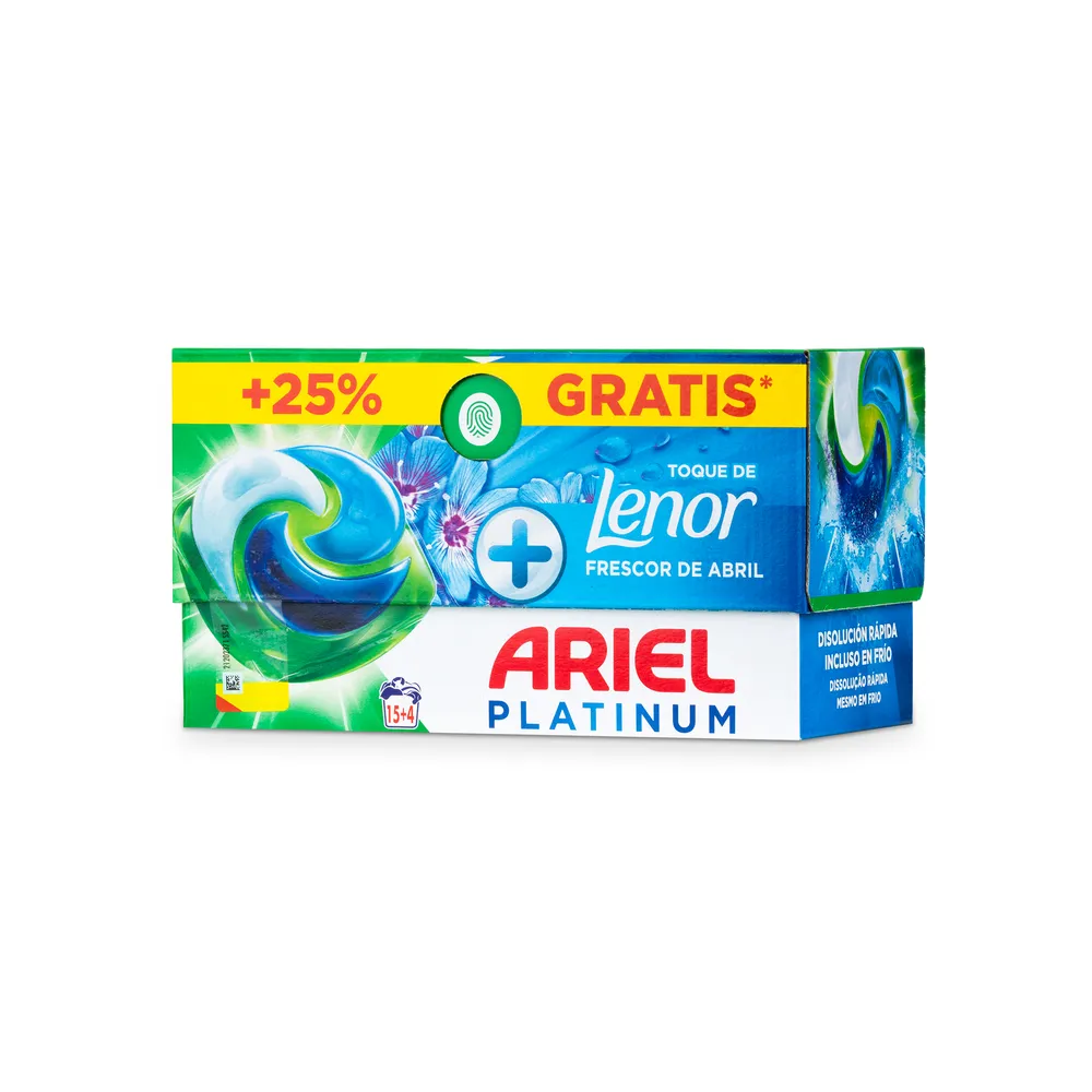Ariel Washing Caps 19Pcs Touch Of Lenor April Fresh