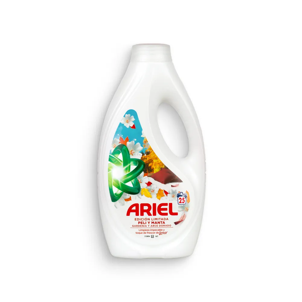 Ariel Washing Liquid 1,125Ltr Gardenia&Golden Maple Touch Of Lenor 25Sc