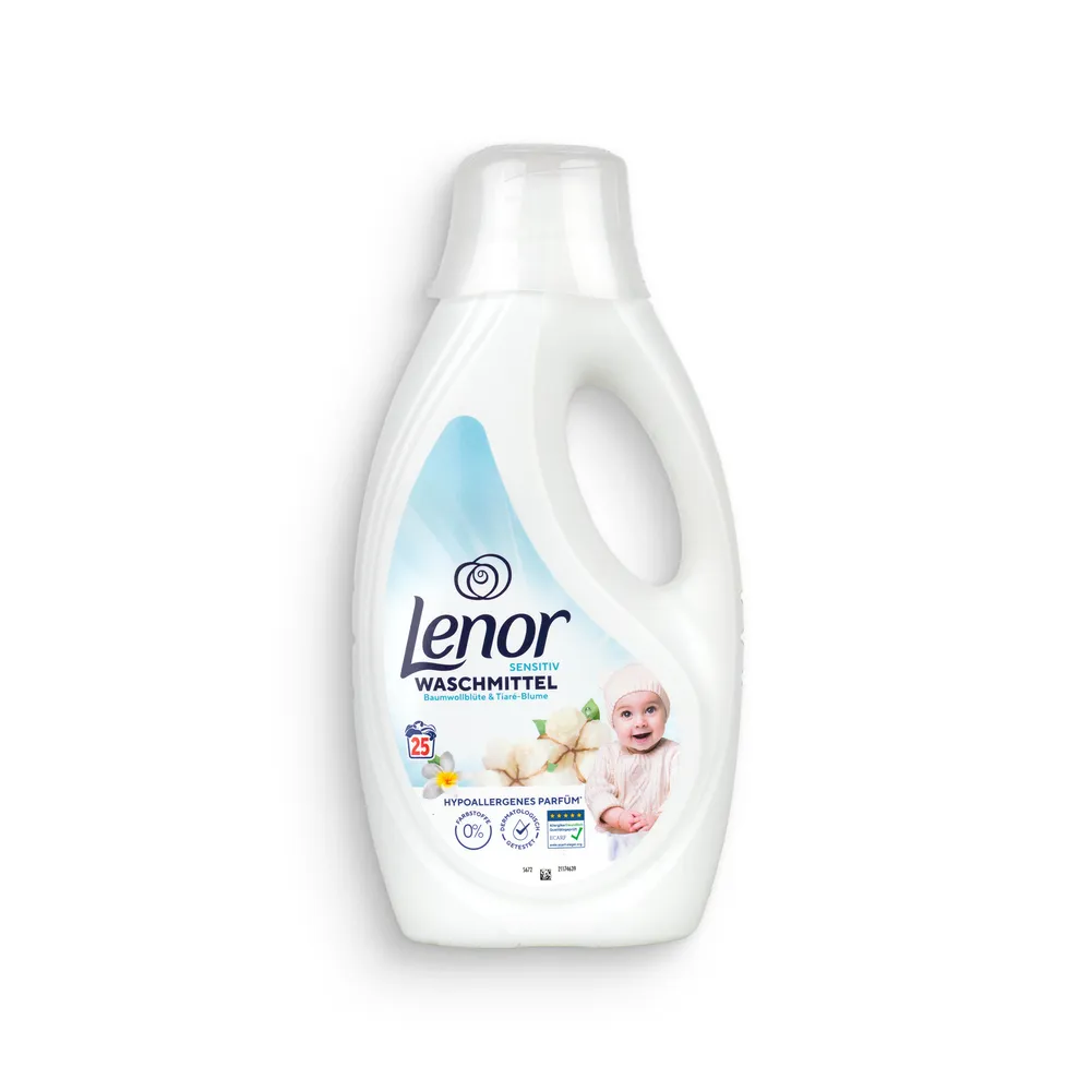 Lenor Washing Liquid 1,125Ltr Sensitive Cotton Blossom&Tiare Flower 25Sc