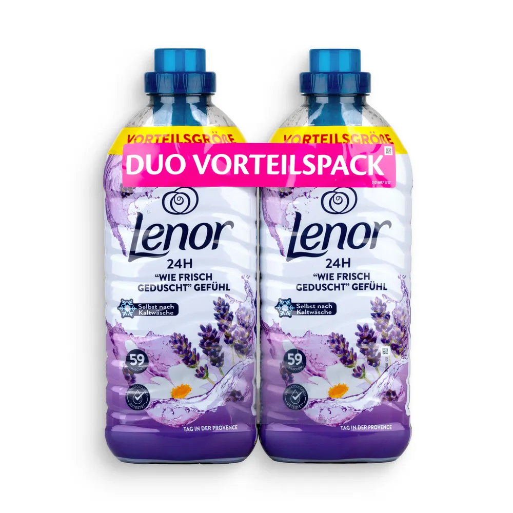 Lenor Fabric Softener 2X1,239Ltr Day In Provence 2X59Sc