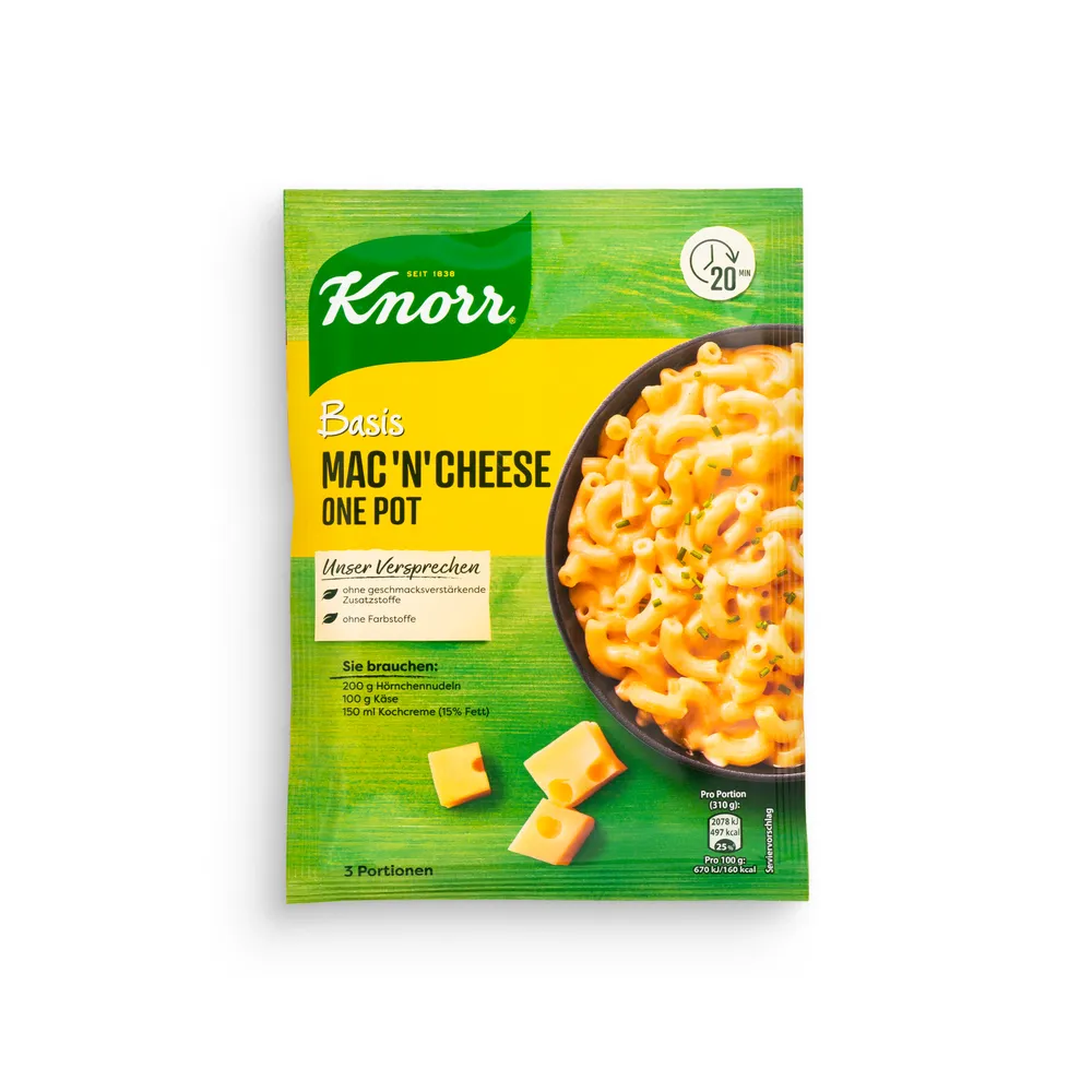 Knorr Basis Mac‘N‘Cheese One Pot 36G
