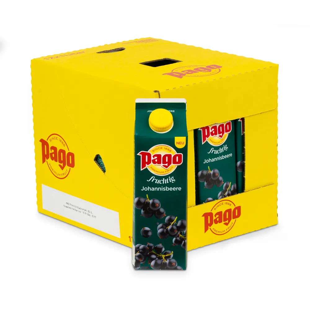 Pago Blackcurrant 12 X 1L