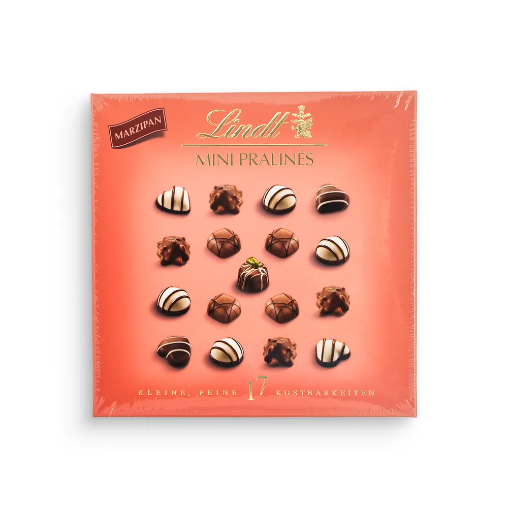 Lindt Mini Pralines Marzipan 90G