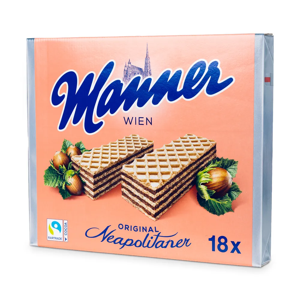 Manner Neapolitan Wafers Big 18-Pack 1350G