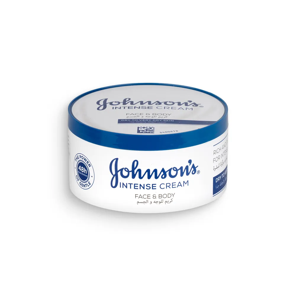 Johnson'S Intense Cream Face & Body 300Ml